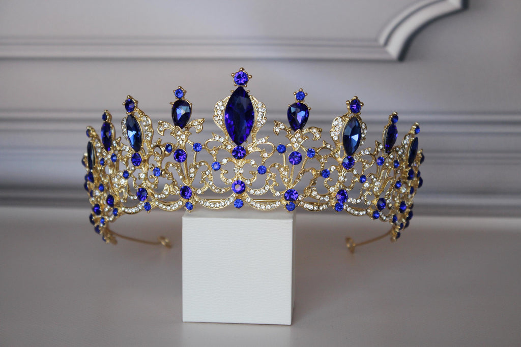 Royal blue sapphire tiara