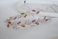 Lavender Crystal Hair Vine: Bridal Headpiece