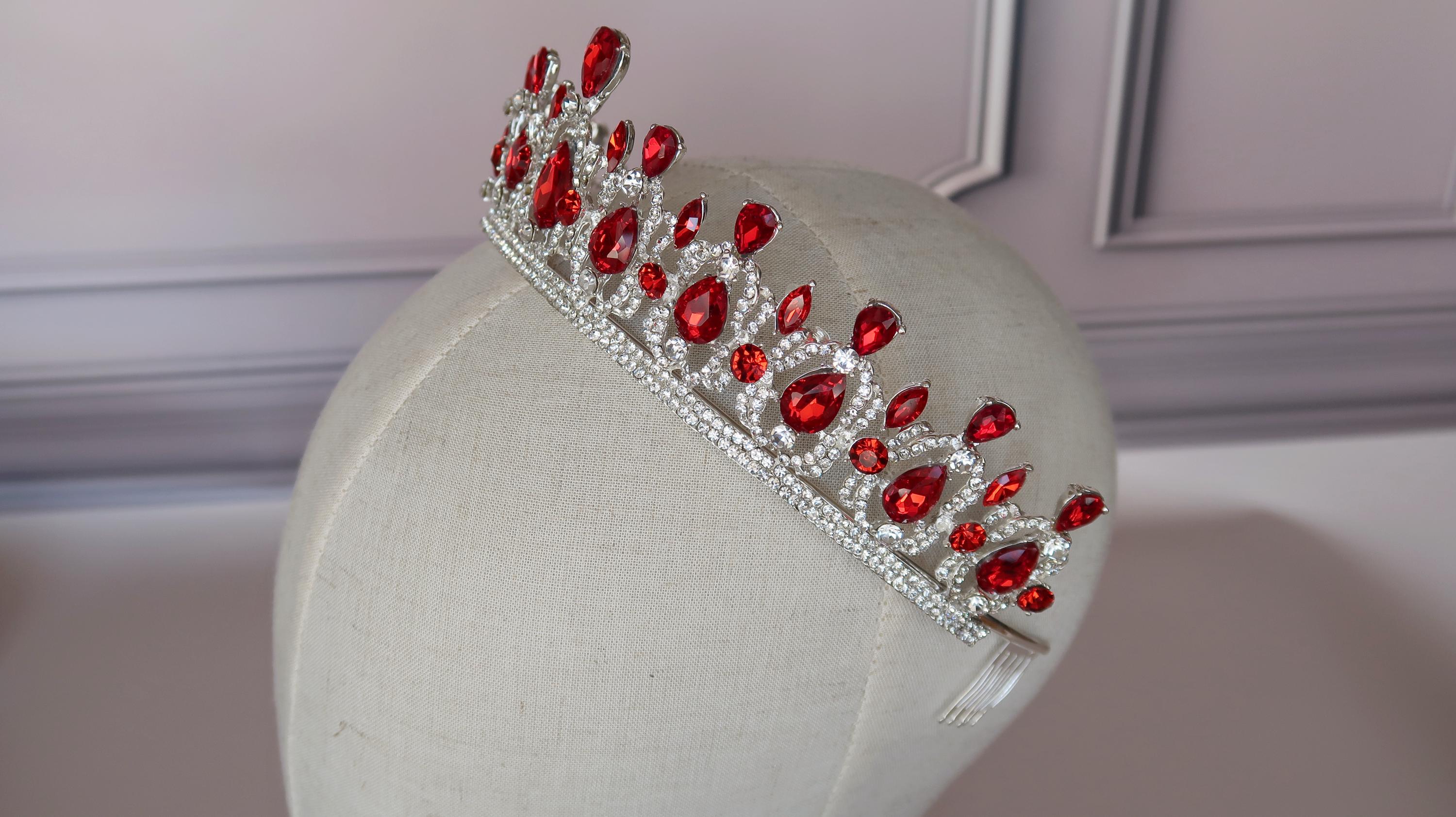 Red Crystal Headpiece, Princess tiara