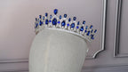 Blue Sapphire crown, Tiara for Blue Wedding,