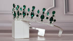Emerald tiara, Green wedding crown
