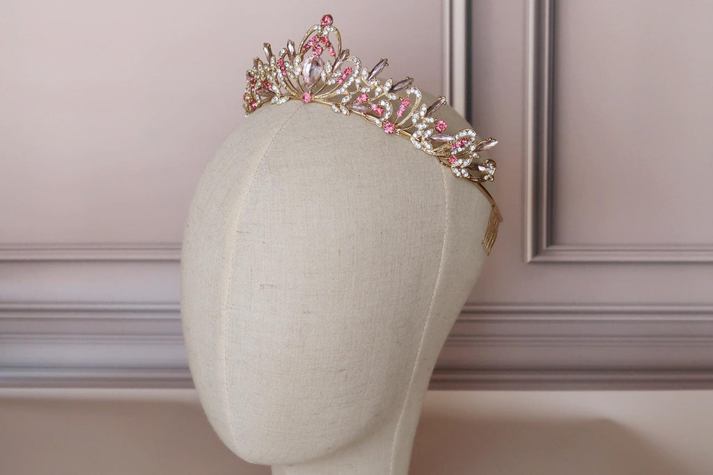 Pink Gold Rosalie Tiara