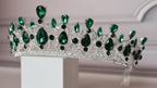Emerald tiara, Green wedding crown