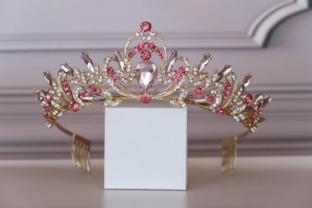 Pink Gold Rosalie Tiara