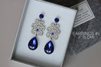 Blue Sapphire crown, Tiara for Blue Wedding,