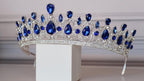 Blue Sapphire crown, Tiara for Blue Wedding,